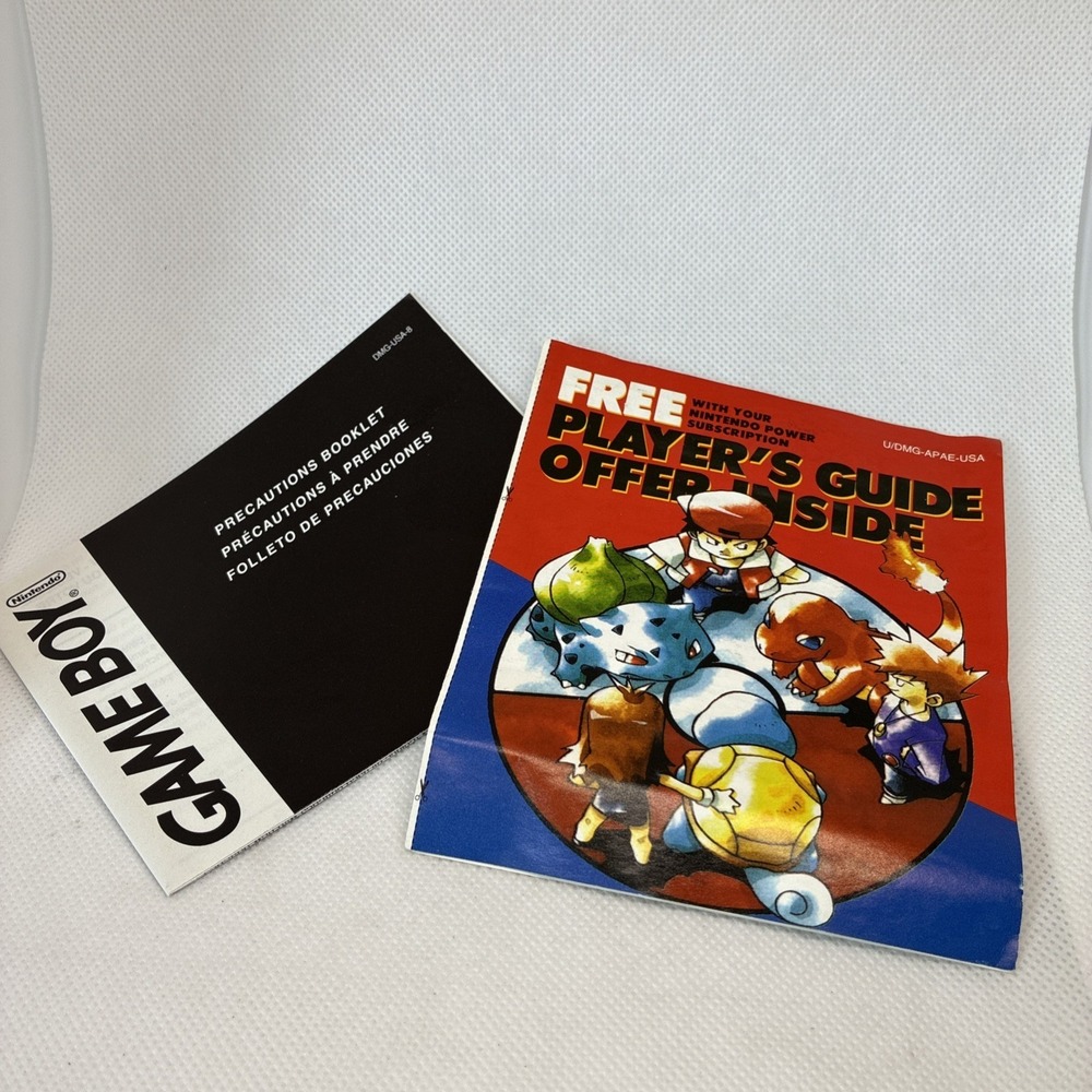 Pokemon Blue Red Game Boy Nintendo Power Player's Guide Offer Insert Only No Box